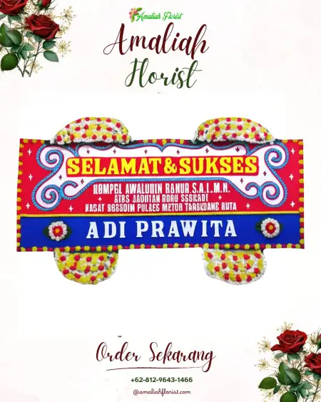 Papan Bunga Ucapan Selamat Kapasmadya Baru